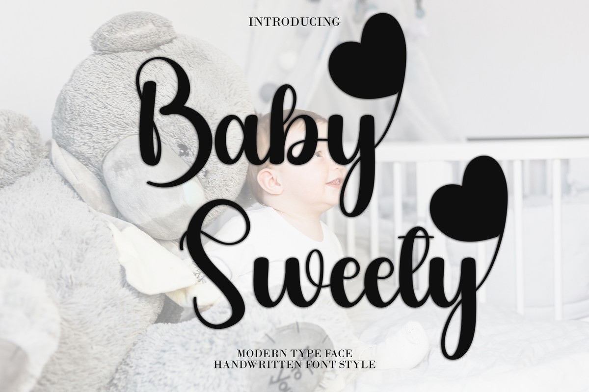 Schriftart Baby Sweety